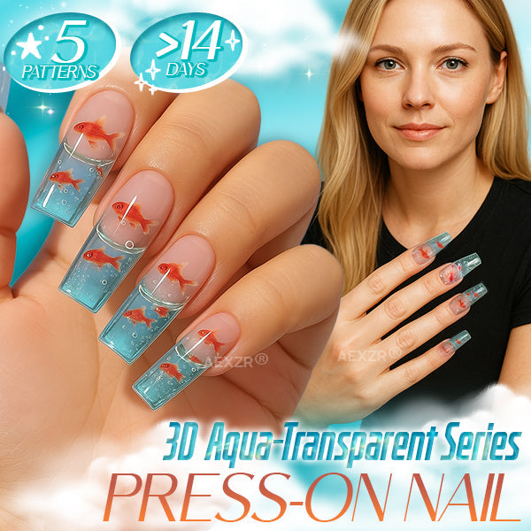 Aexzr® 3D Oceanic Glam Press-on Nail Set (24pcs)