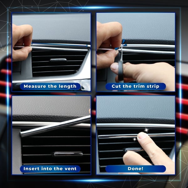 Car Vent Decorative Trim Strip